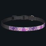 Abstract Flowers Pet Collar<br><div class="desc">Abstract Flowers, Violet.</div>