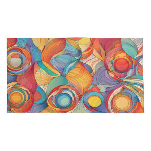 Abstract Flowers Pillowcase