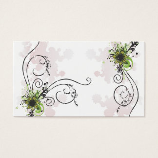 abstract flowers Profile Card