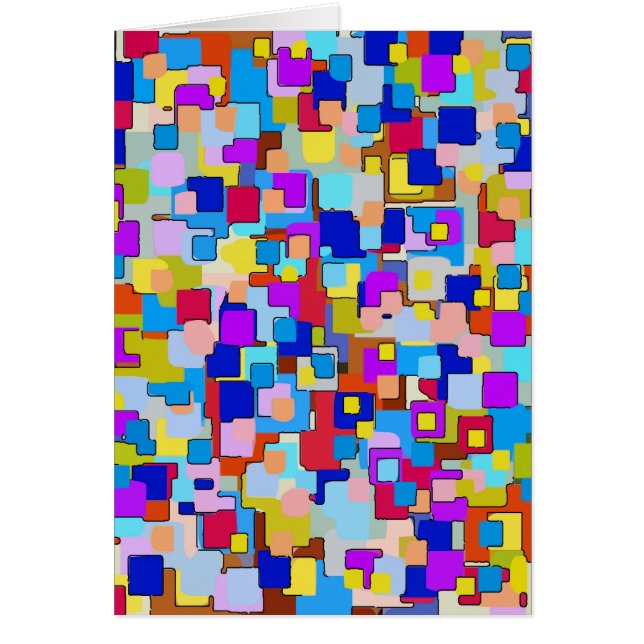 Abstract Flowers Squared (Front)