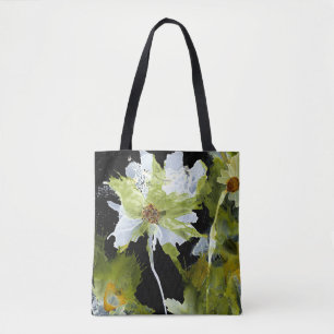 Abstract Flowers Tote Bag