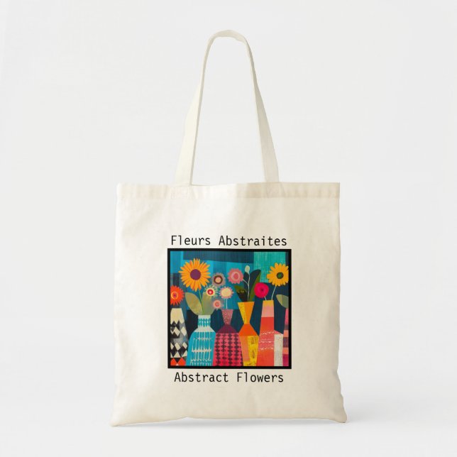 Abstract Flowers women's Tote Bag (Front)