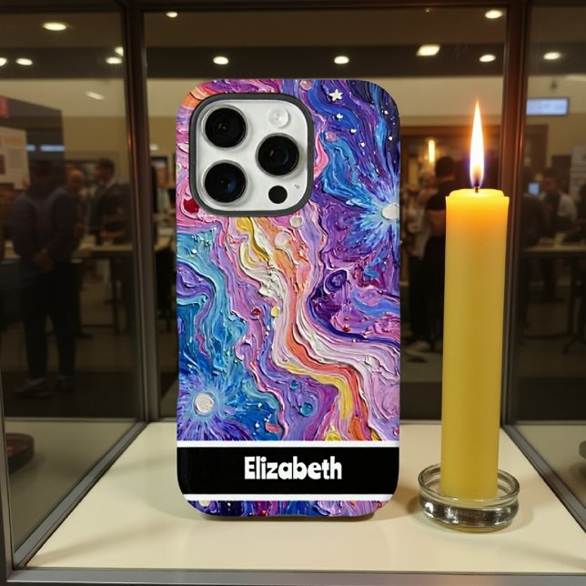 Abstract Flowing Colours Customisable Case-Mate iPhone Case (Creator Uploaded)