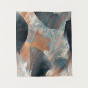 Abstract Fluid Dreamscape Flow Art Tapestry