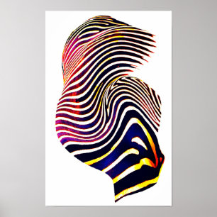 Abstract fluid poster