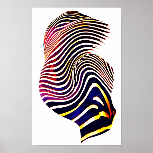Abstract fluid poster (Front)