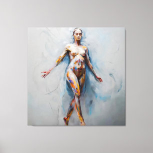 Abstract Fluidity Canvas Print