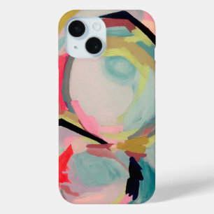 Abstract Fluro Acrylic Painting   iPhone 15 Case
