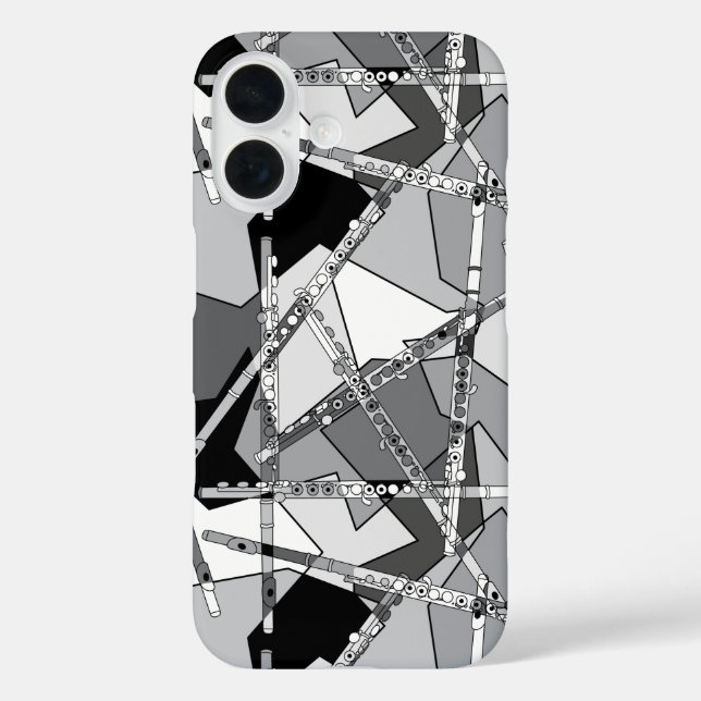 Abstract Flutes Case-Mate iPhone Case (Back)