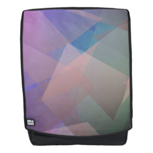 Abstract Flying Particles   Geometrical Shapes Backpack