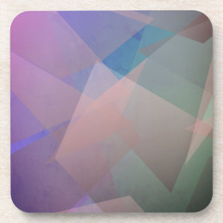 Abstract Flying Particles | Geometrical Shapes Coaster