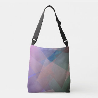 Abstract Flying Particles | Geometrical Shapes Crossbody Bag