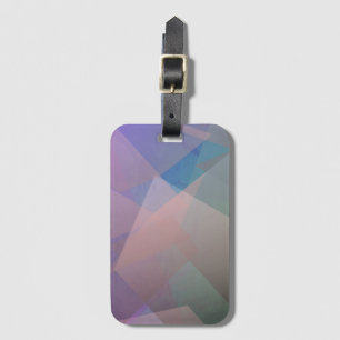 Abstract Flying Particles   Geometrical Shapes Luggage Tag
