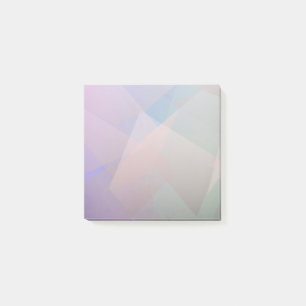 Abstract Flying Particles   Geometrical Shapes Post-it Notes