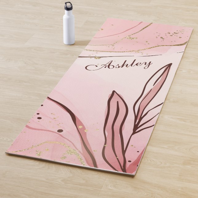 Abstract Foliage  Yoga Mat (In Situ)