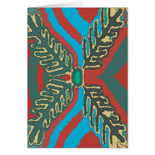 Abstract Forest River Sky