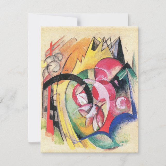 Abstract Forms (aka Coloured Flowers) by Franz Mar (Front)