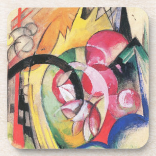 Abstract Forms (aka Coloured Flowers) by Franz Mar Coaster