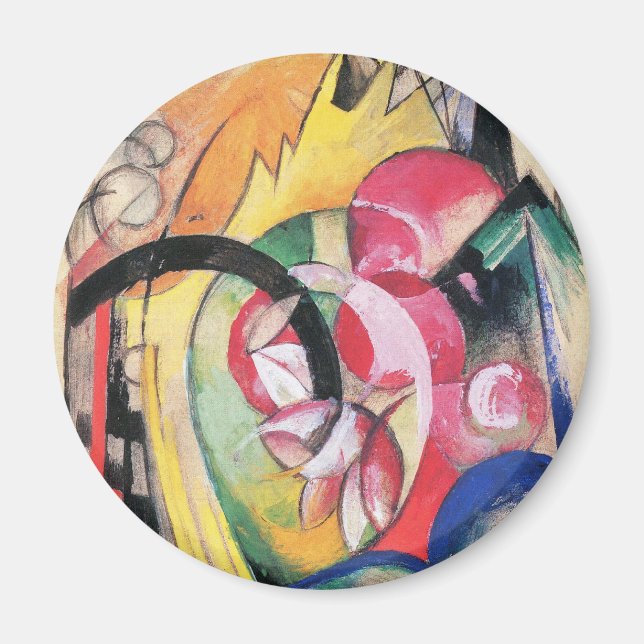 Abstract Forms (aka Coloured Flowers) by Franz Mar Magnet (Front)