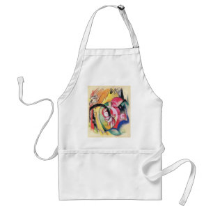 Abstract Forms (aka Coloured Flowers) by Franz Mar Standard Apron