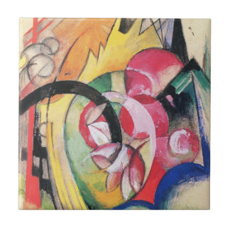 Abstract Forms (aka Coloured Flowers) by Franz Mar Tile