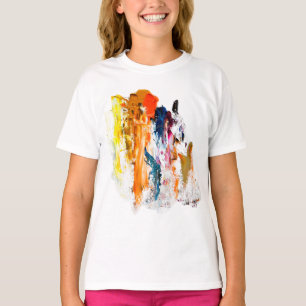 Abstract Forms Born from a Living Artist’s Palette T-Shirt