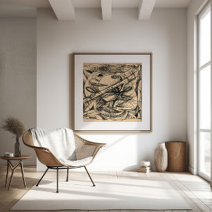 Abstract Forms Rudolf Bauer Poster