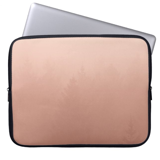 ABSTRACT FORSET IN PASTEL FOG LAPTOP SLEEVE (Front)