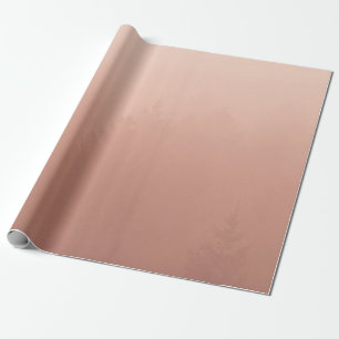ABSTRACT FORSET IN PASTEL FOG WRAPPING PAPER