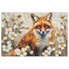 Abstract Fox Furniture Decoupage