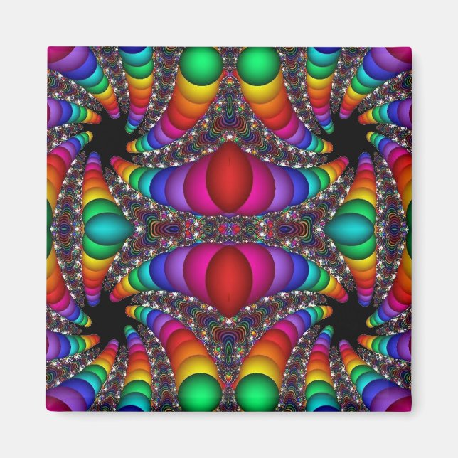 abstract fractal art (29) magnet (Front)