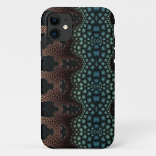 abstract fractal art iphone case