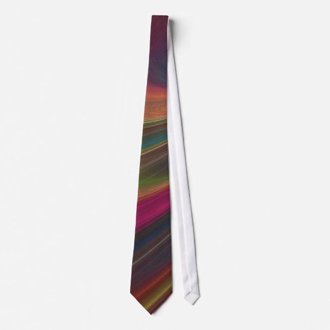 Abstract Fractal Curve Necktie (Front)