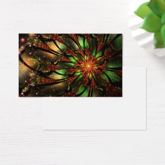 Abstract fractal flower design.  (Desk)