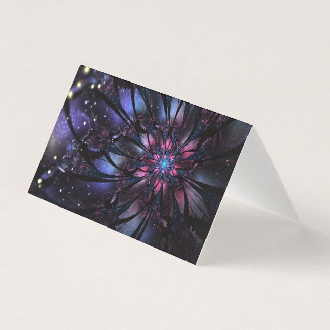 Abstract fractal flower design.  (Front)