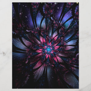 Abstract fractal flower design.