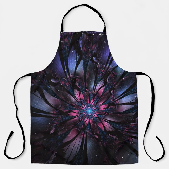 Abstract fractal flower design. apron (Front)