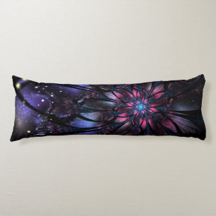 Abstract fractal flower design. body cushion