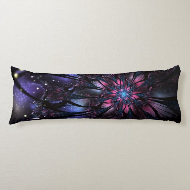Abstract fractal flower design.  body cushion (Front)