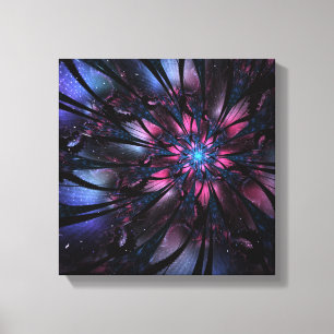 Abstract fractal flower design.    canvas print
