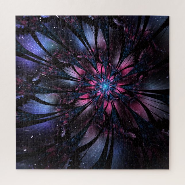 Abstract fractal flower design. jigsaw puzzle (Vertical)