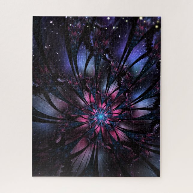 Abstract fractal flower design.  jigsaw puzzle (Vertical)
