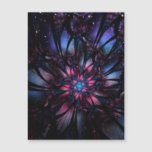 Abstract fractal flower design.  magnetic invitation