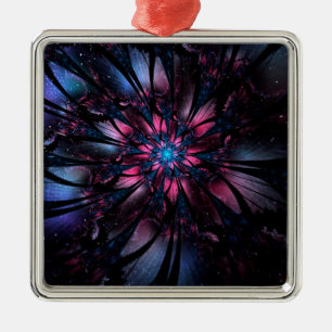 Abstract fractal flower design. metal tree decoration