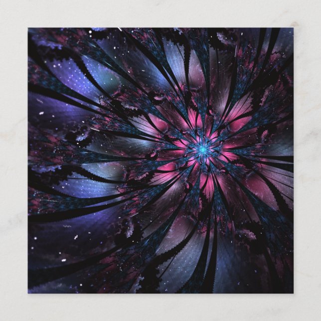 Abstract fractal flower design programme (Front)