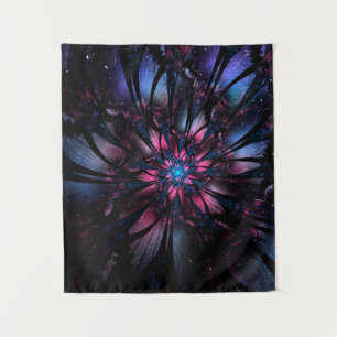 Abstract fractal flower design. tapestry