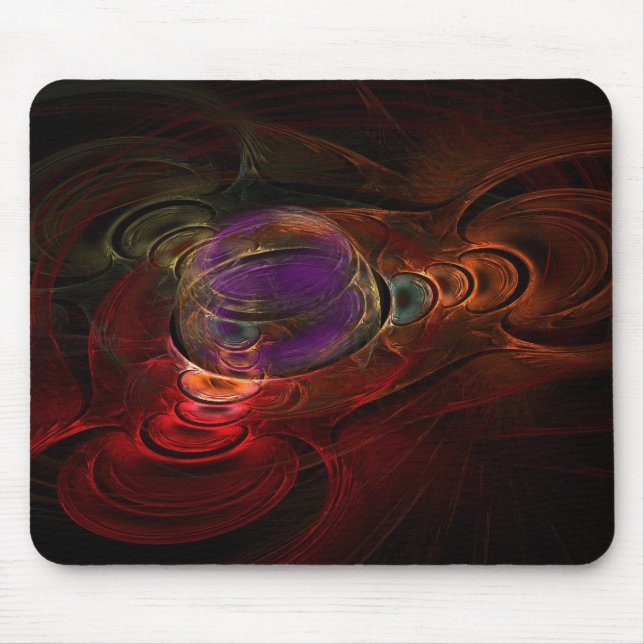 Abstract Fractal Mouse Mat (Front)