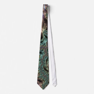 Abstract fractal patterns and shapes. Fractal Art Tie