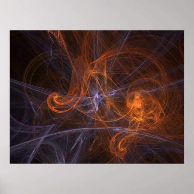 abstract fractal poster (Front)