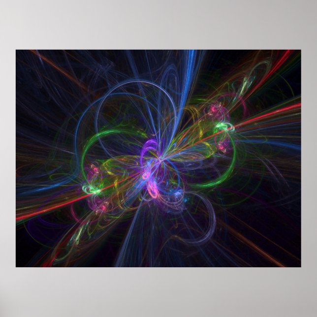 abstract fractal poster (Front)